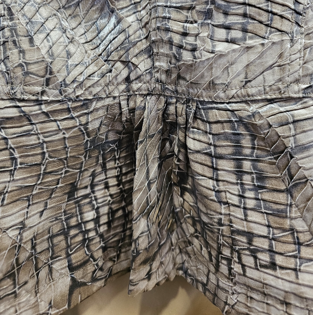 Chico's Python Princess Marcella Jacket Size O - image 5